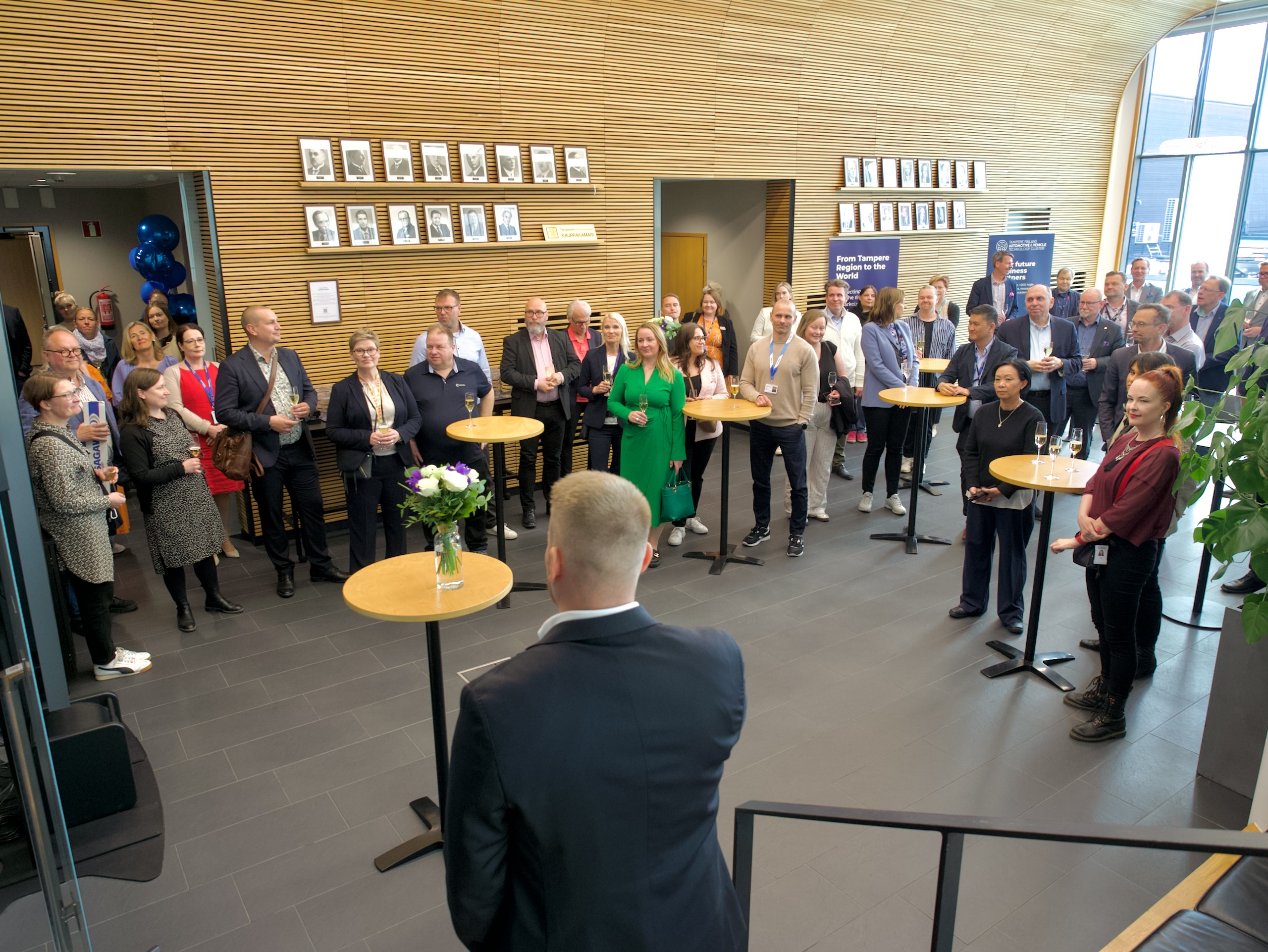 Business Tampereen toimitusjohtaja, Harri Ojala, avasi tilaisuuden puheellaan.