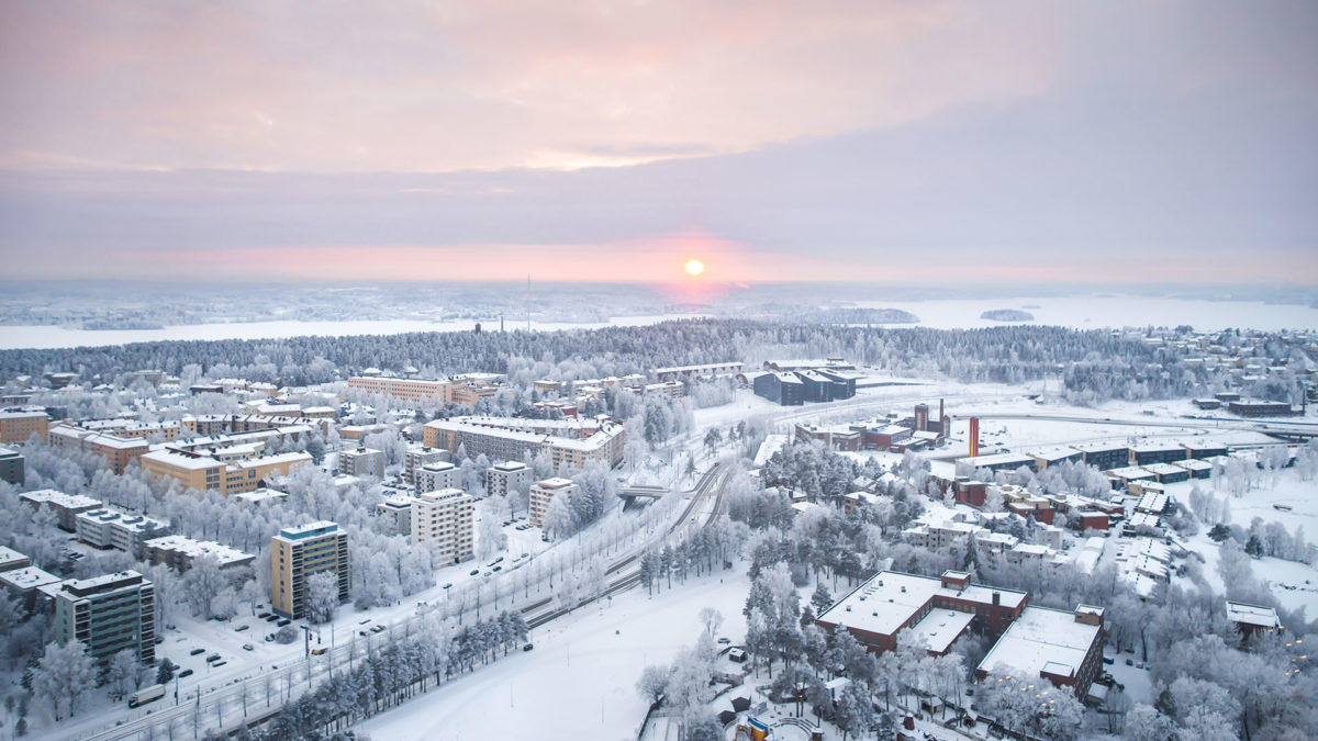 Winter landscapes from Näsinneula
