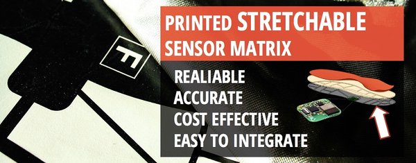printed stretchable sensor matrix