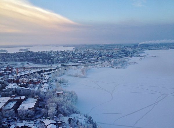 View Näsinneula Winter Tampere Finland