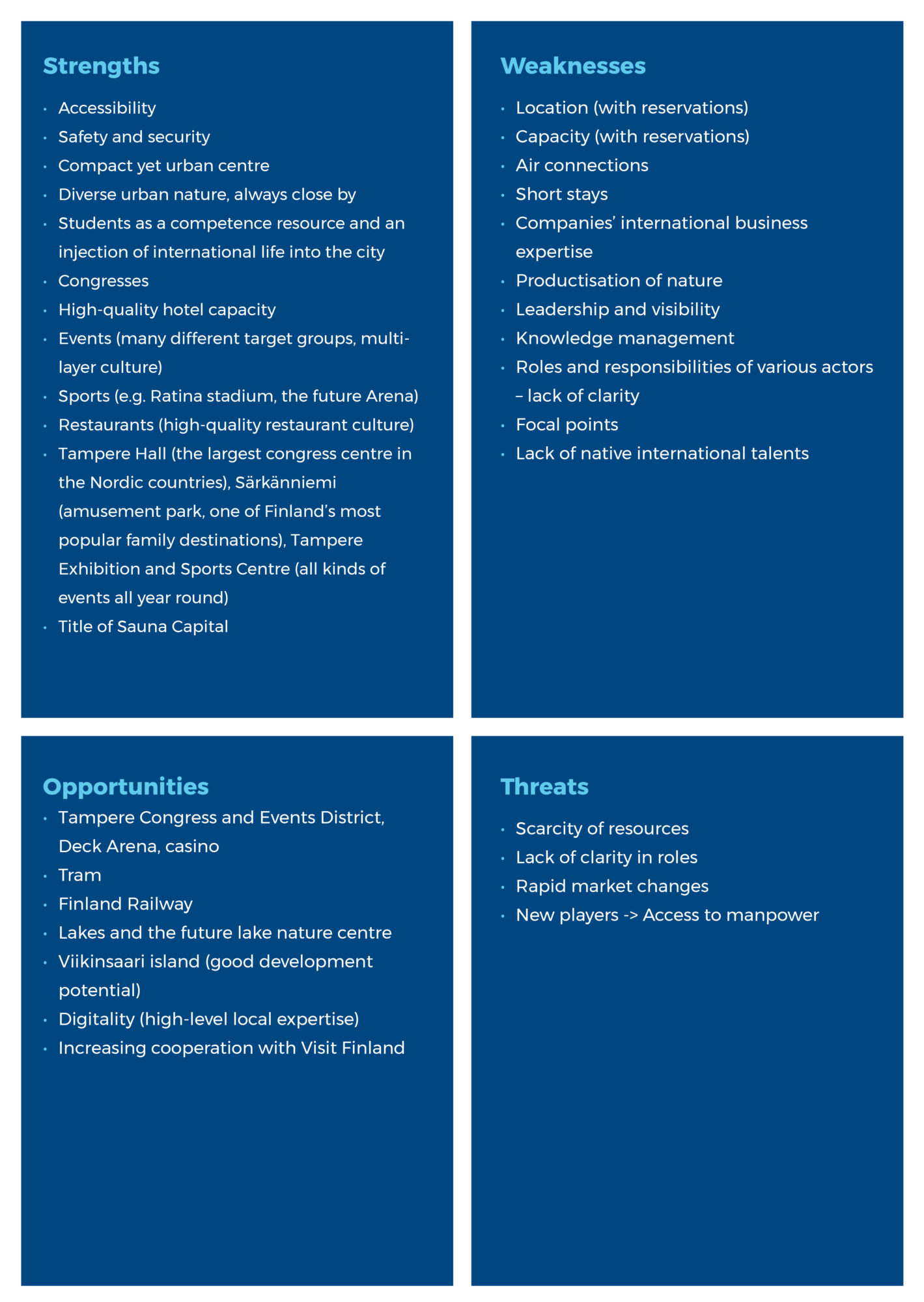 Current Situation Analysis (SWOT) - Business Tampere Magazine