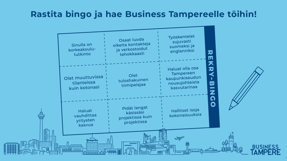 rekrybingo Business Tampere rekrytoi