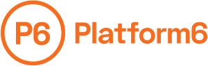 platform6 logo horizontal orange